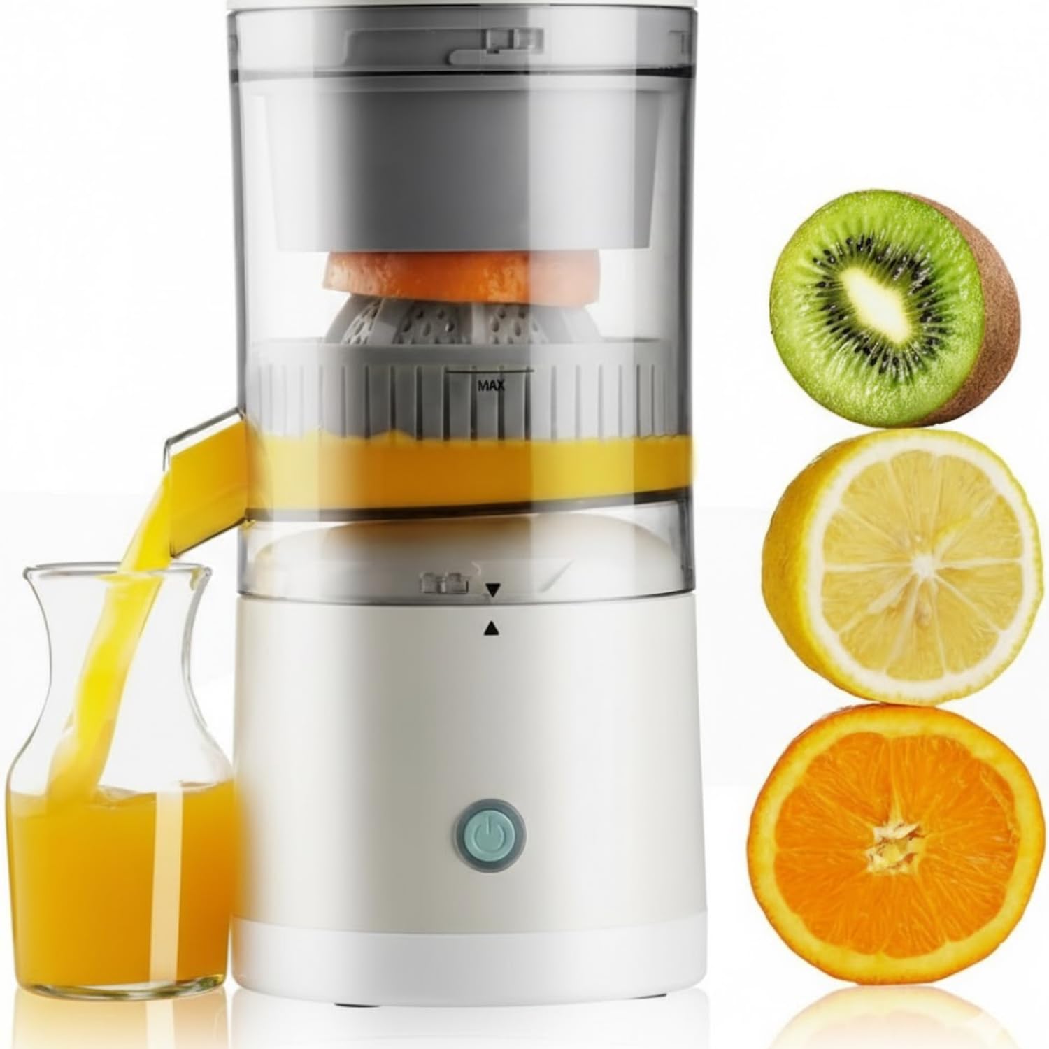 (𝟏𝟓 𝐘𝐞𝐚𝐫𝐬 𝐖𝐚𝐫𝐫𝐚𝐧𝐭𝐲) Electric Citrus Juicer Machine | Portable Rechargeable Fruit Squeezer with One-Touch Control for Orange, Lemon, Lime & Grapefruit Juice-picture-21