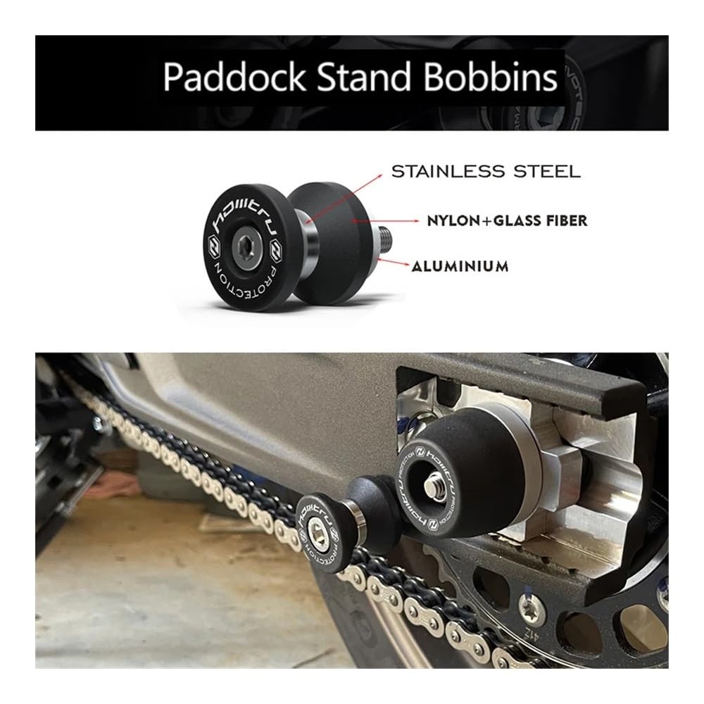 Forcella Crash Sliders Per Du&cati DesertX/Multistrada V4 V4S V4 Rally V4 S 21-23 Cavalletto per forcellone oscillante Cavalletto alzamoto Bobine