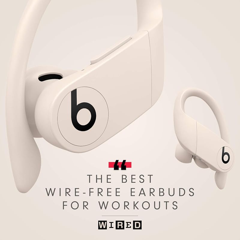 Beats Powerbeats Pro Wireless Earbuds - Apple H1 Headphone Chip, Class 1 Bluetooth Headphones, 9 Hours of Listening Time, Sweat Resistant, Built-in Microphone - Ivory image 2