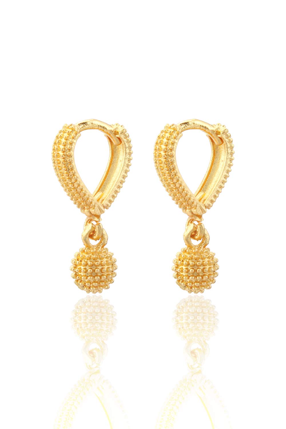 Handicraft Kottage Gold Alloy Hoop Earrings Traditional Look For Girls & Women (HK-EAR-019) (B07HHZG7QJ) Amazon Price History, Amazon Price Tracker