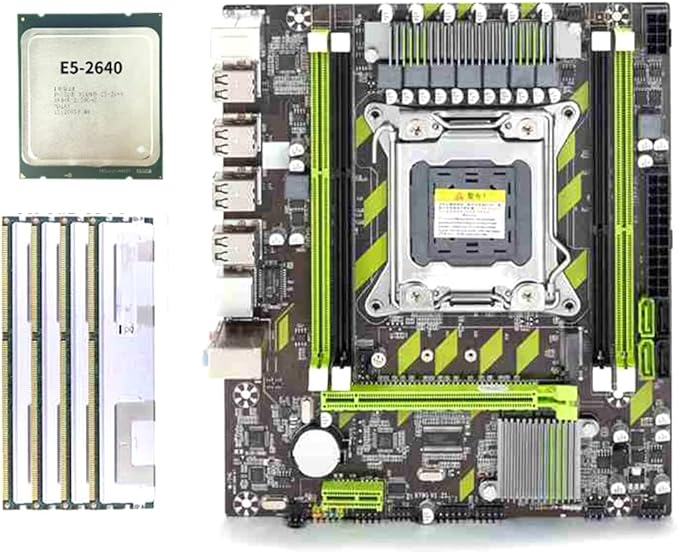 Senmubery X79 Motherboard Set Xeon E5 2640 CPU E52640 with LGA2011