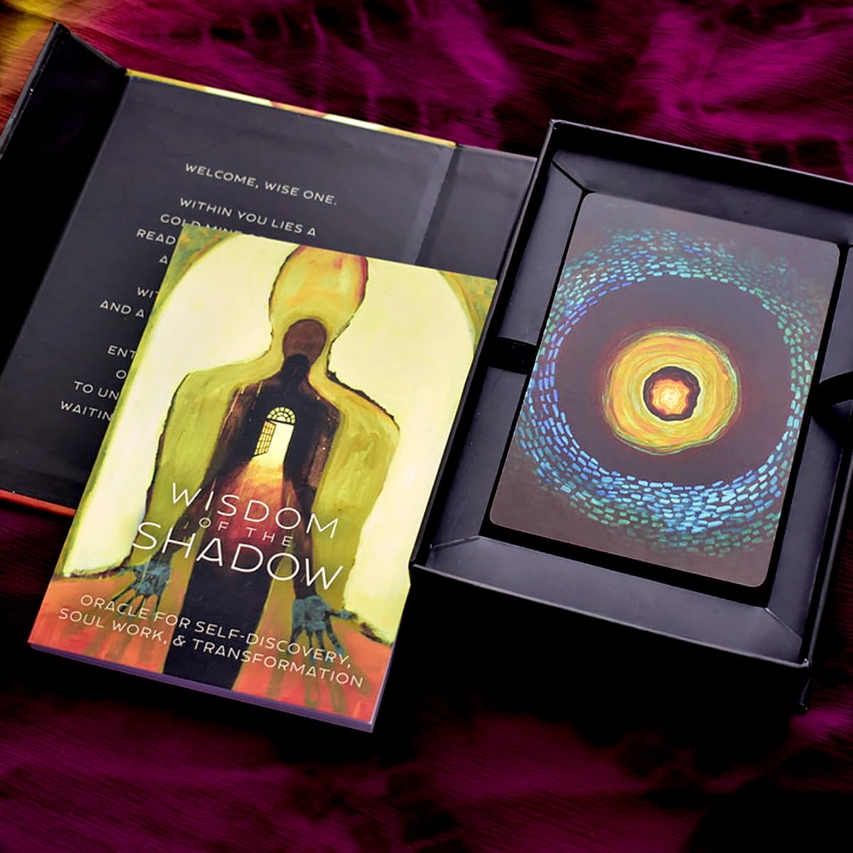 Wisdom of the Shadow: Oracle for Self-Discovery, Soul Work & Transformation ~ 44-card oracle deck and guidebook set