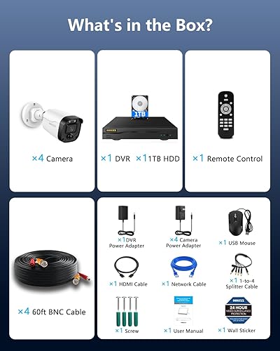 Miniatura 9 de Full HD 5MP Definition Wired Security Camera System Outdoor Home Video Surveillance Cameras CCTV Camera Security System Outside Surveillance Video