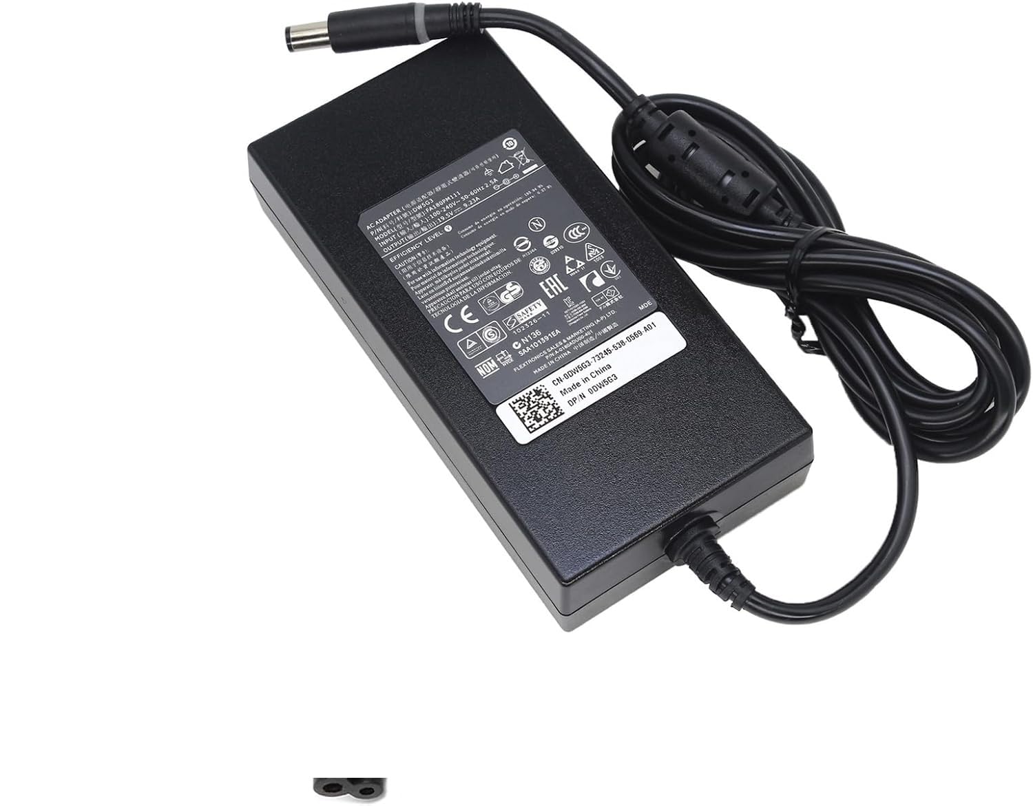 240W AC Charger for Dell G15 G16 G7 G5/G5 SE G3 Series, Alienware 13 15 17 x15 x16 x17 m15 m17 Laptop, Precision 7510 7520 7710 7720 7730 3541 3550 355 Laptop Power Adapter