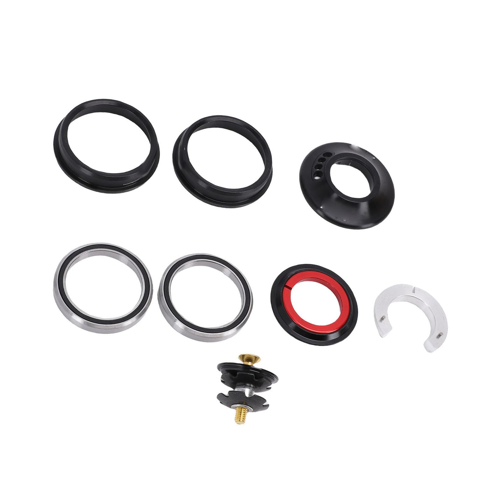 Zintegrowane stery Mavaol Bike do ram ZS56 Aluminiowa górna część 28,6 mm Dolna część 40 mm Wewnętrzne prowadzenie kabli Zestaw słuchawkowy rowerowy z uszczelnionymi łożyskami do