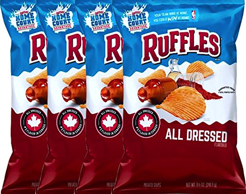 Ruffles® All Dressed Flavored Potato Chips 8.5 oz (4)