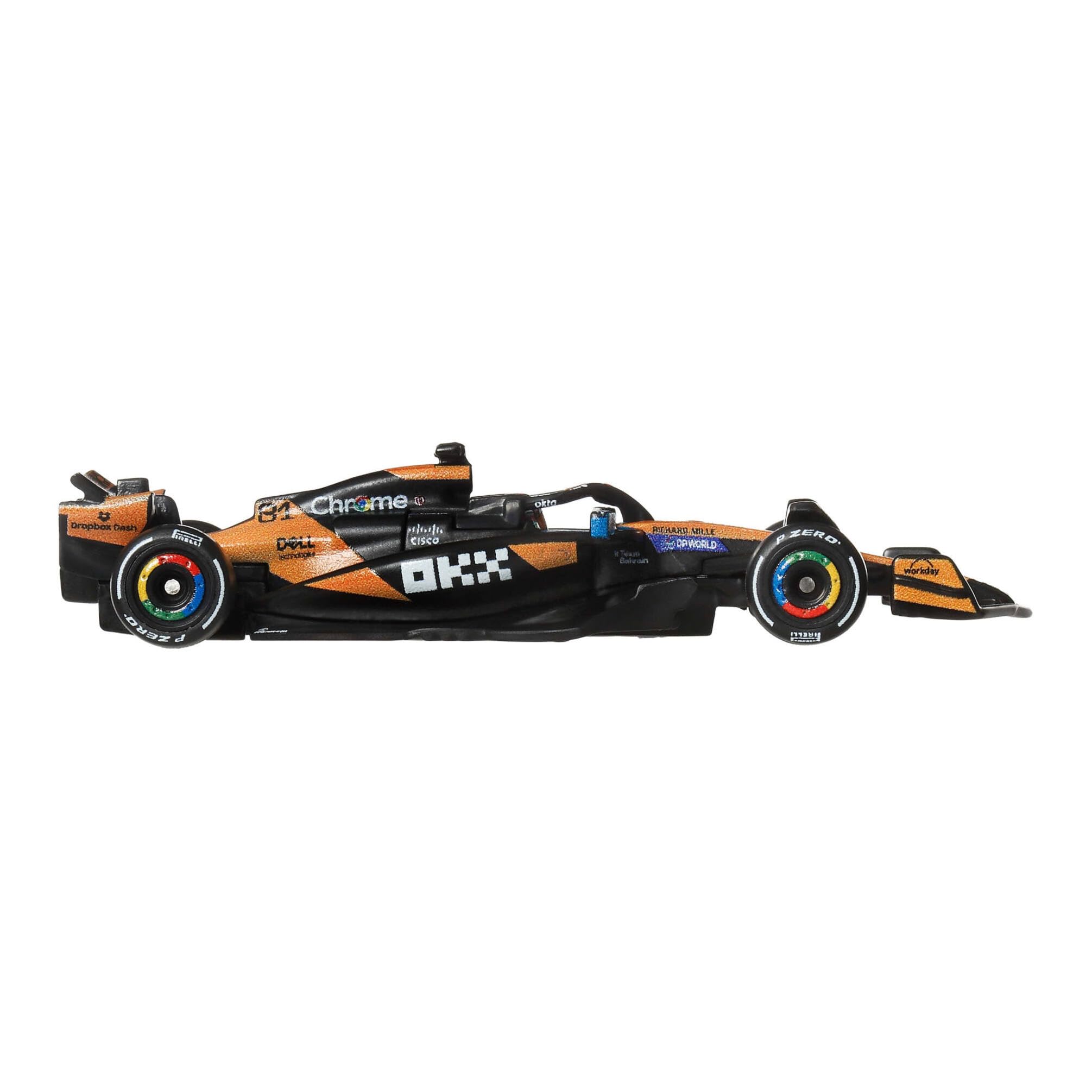 Hot Wheels Formula 1 McLaren Oscar Piastri #81, Coche de Carreras