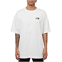 THE NORTH FACE NF0A87NRFN4 M S/S Essential Oversize Tee T-Shirt Uomo TNF White Taglia L