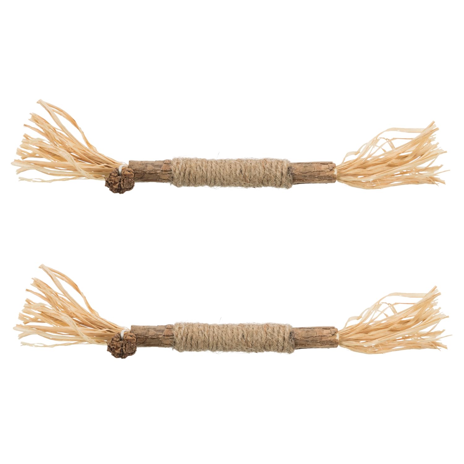 TRIXIE Pack of 2 Matatabi Stick with Tassels Interactive Cat Toy,Supports Dental Hygiene and Cleans Teeth - 24 cm (B09P6NVDPR) Amazon Price History, Amazon Price Tracker