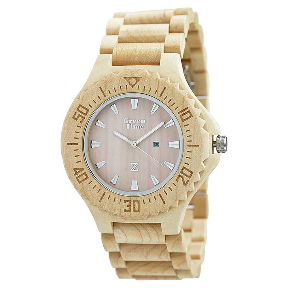 Orologio Green Time Uomo Legno Acero Wood ZW001B