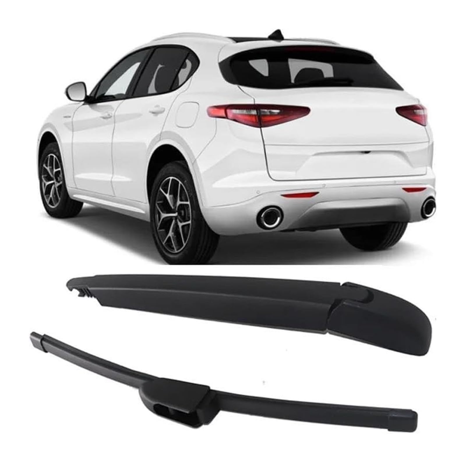 Escobilla Limpiaparabrisas Delantera Para A&lfa Para Romeo Para Stelvio 2016 2017 2018 2019 2020 2021 2022 Limpiaparabrisas Coche 13 "brazo Y Cuchilla Trasero