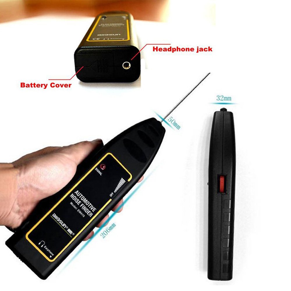 EM410 stéthoscope électronique automobile, moteur automobile et détecteurs de bruit anormaux du moteur. Réparer le meilleur outil pour la voiture