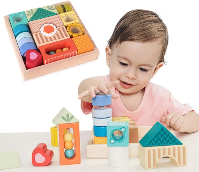 Classic World Exploration Blocks Kids Building Blocks for Toddlers