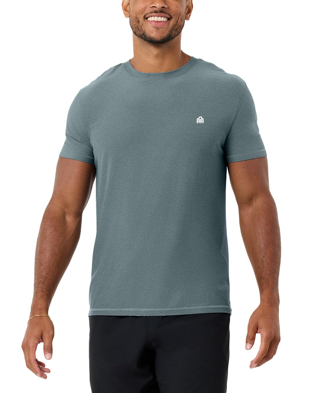 INTO THE AM Workout Shirts for Men - Ultra-Lightweight Short Sleeve Tees Athletic Gym Running S - 4XL