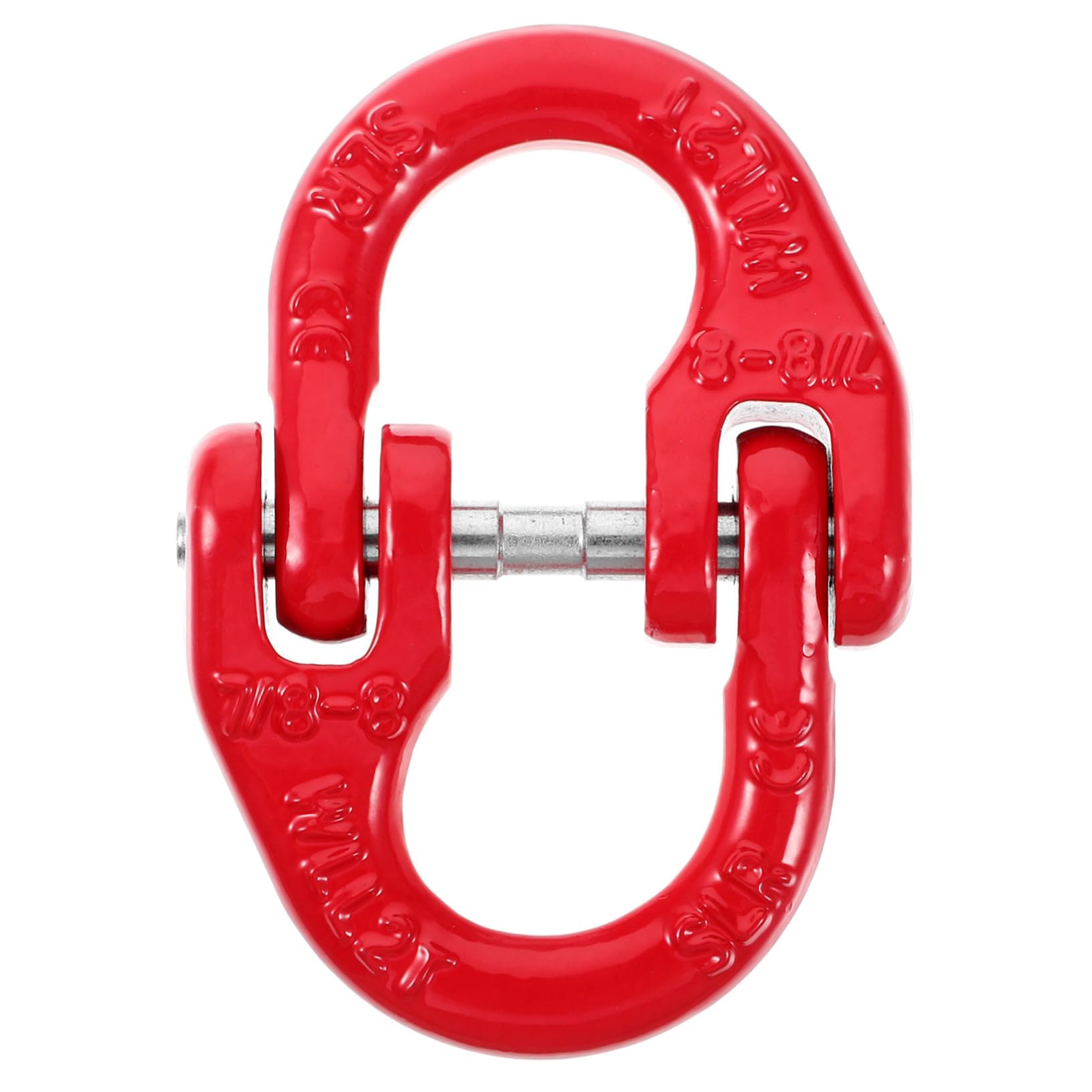HOMOCONO 2t Load Lifting Chain Double Ring Buckle Connector for Crane Winch Assembly Disassembly Tool Sturdy