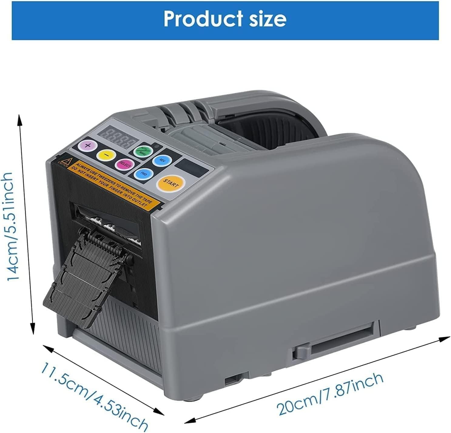 Macchina Automatica Per Il Taglio Del Nastro Adesivo, Dispenser Automatico Con Modalità Automatica E Manuale, Fino A 6 Diverse Lunghezze Di Taglio, Per Ufficio.