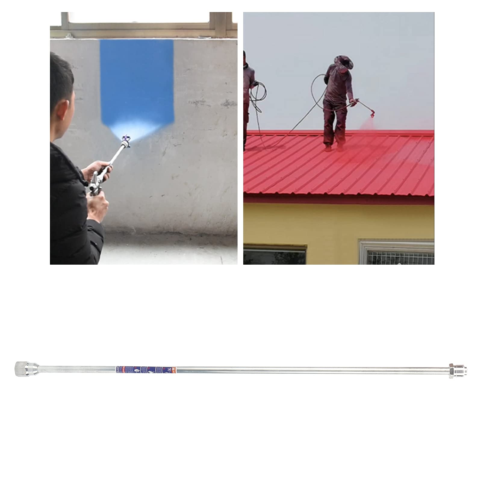 GOTOTOP Pulvérisateur Sans Air Pulvérisateur De Peinture Tige Droite