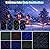 3 Color Christmas Laser Projector Lights Outdoor,Red Green Blue Halloween Projection Lights with RF Control,Waterproof Firefly Laser Light Show Holiday Decor for Party/Xmas/Garden/Home/New Year/Indoor