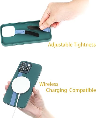 Miniatura 8 de TFY Correa elástica de seguridad para teléfono, agarre universal delgado para el dedo, soporte antideslizante para teléfono celular, se adapta a la