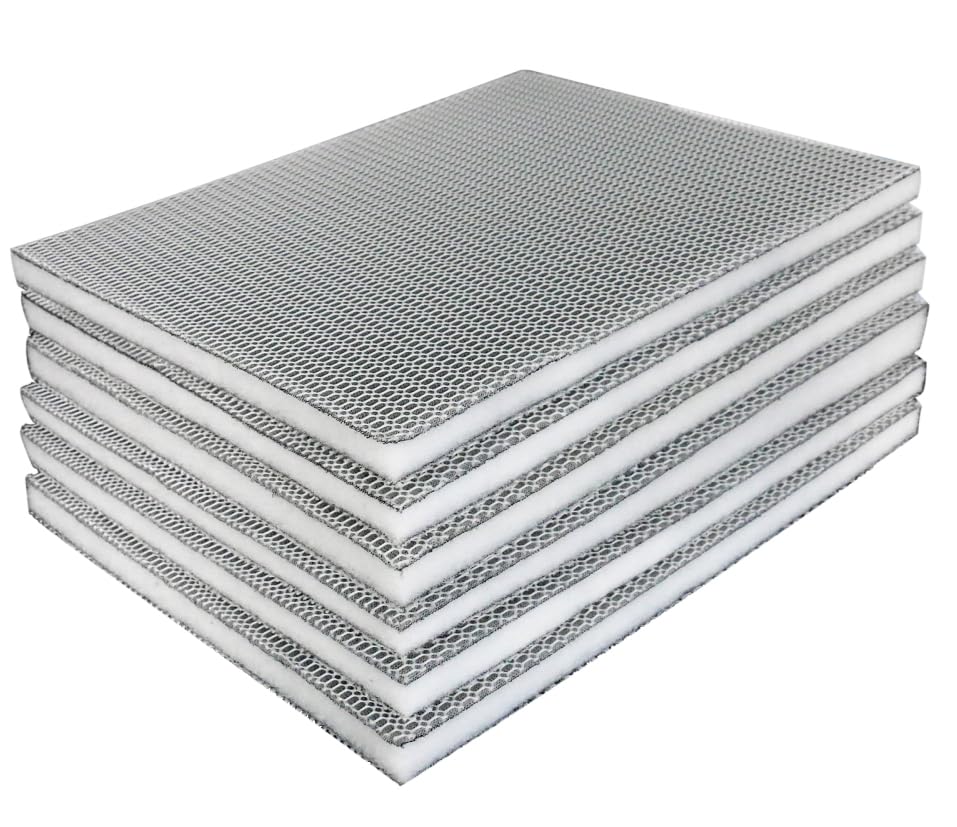 Medio filtrante para acuario 20 x 16 pulgadas 3 piezas miniatura 1