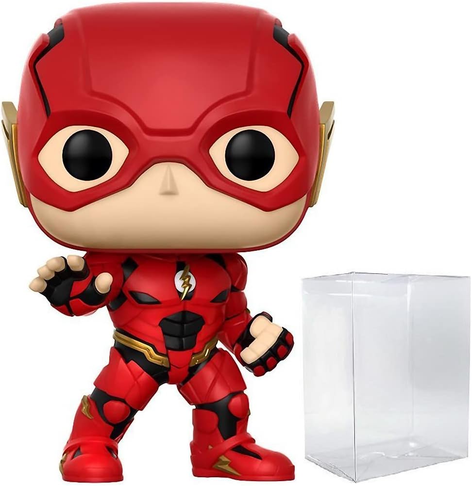 Justice League Movie - The Flash Funko Pop! Vinyl Figure (Bundled with Compatible Pop Box Protector Case)