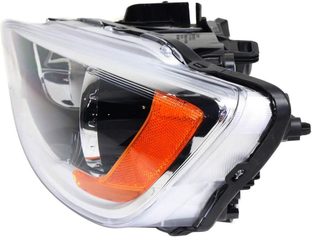 CarLights360 For Volvo S60 2014 2015 Headlight Assembly Driver Side Composite Clear Lens Replacement For VO2502141 | 31420287-0