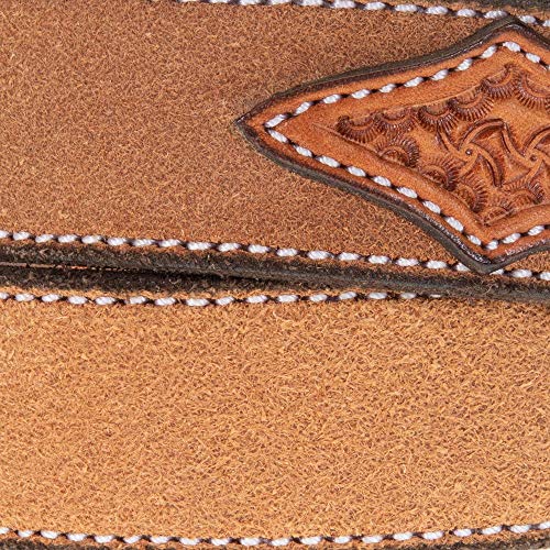 Texas Saddlery Saddle Tan Rough Out Spider Combo Belt Tan 442