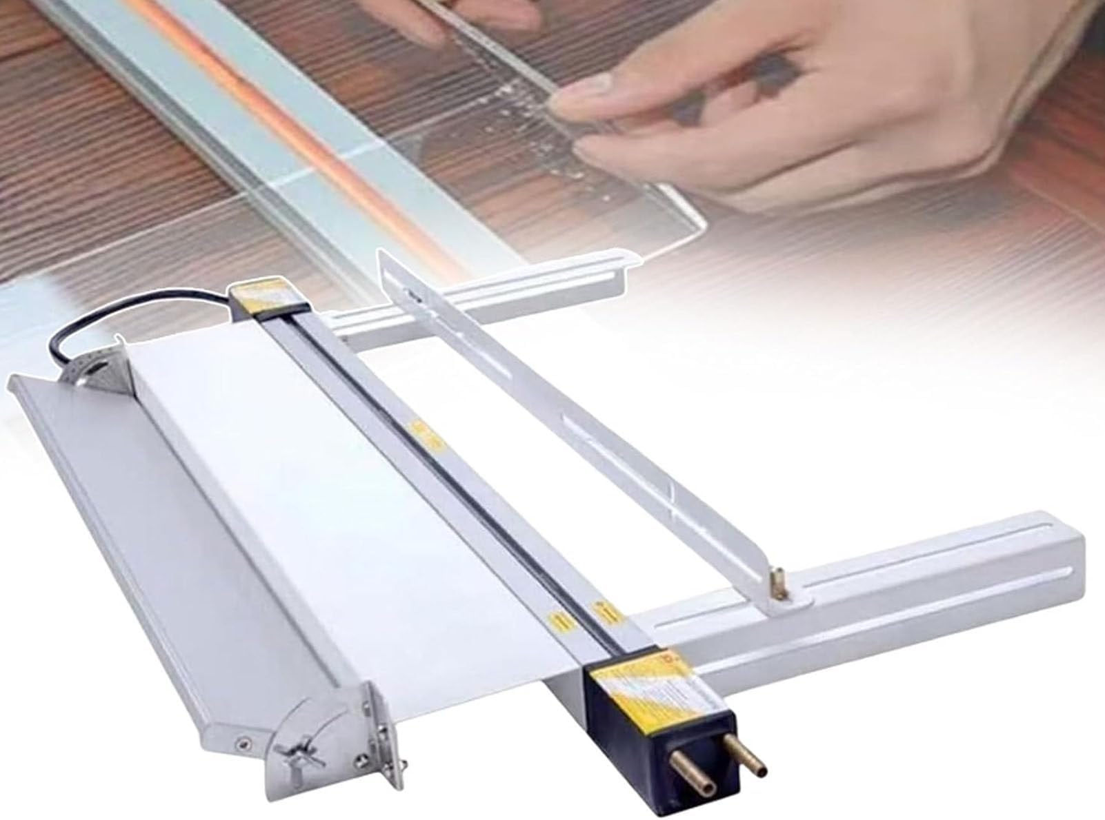 Upgraded Acrylic Plastic Bending Machine Lightbox PVC Bender Heater, Heating Thickness 1mm-6mm, with Bracket and Angle Adjuster for Various Plastic Sheet,600mm (300mm)