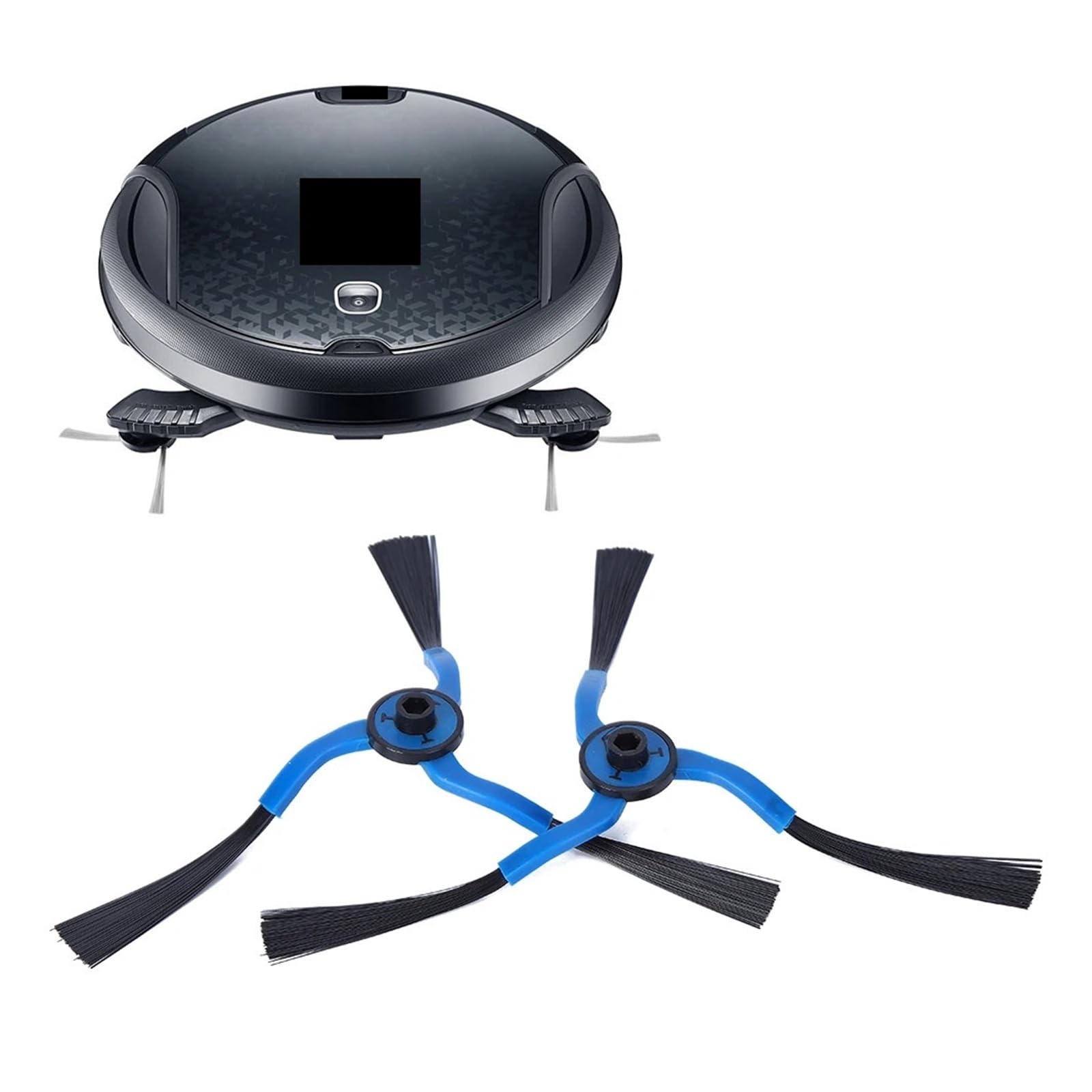 Juego de 2 piezas de repuesto para cepillo lateral de limpieza, kit de accesorios para aspiradora compatible con Samsung VC‑RM72VR Robot de barrido