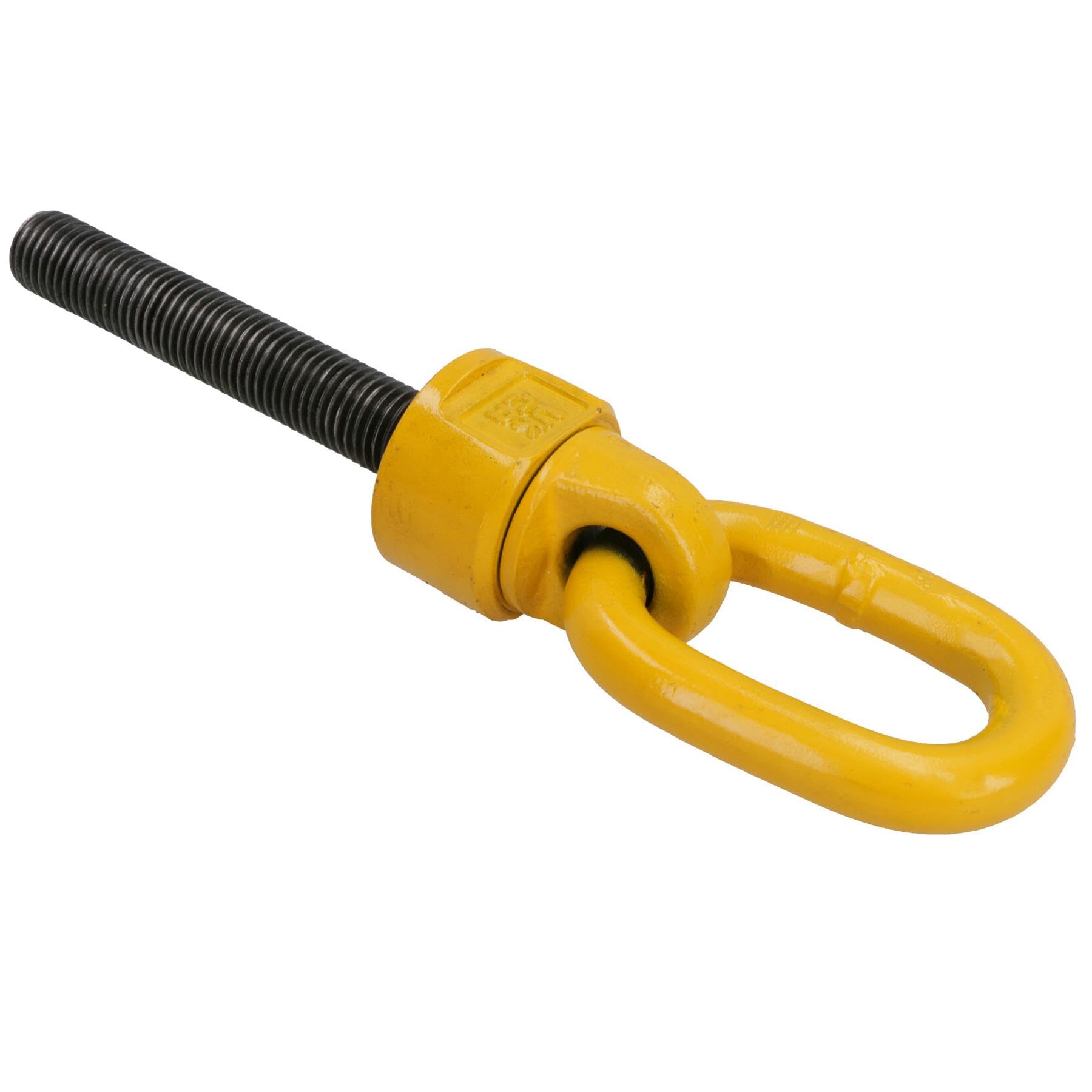 Perno de ojo giratorio M16 x 120 mm con anillo de 1,12 t de capacidad, 1 unidad