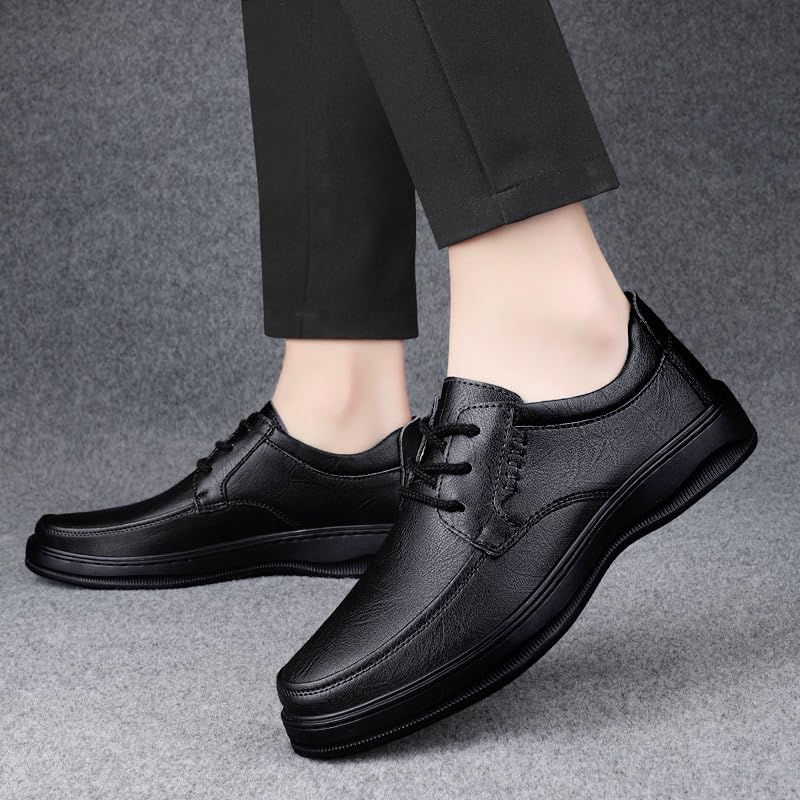 Shoes Dress Oxford for Men Men's Oxford Lace Up Casual Loafers Business Trendy Leather Dress Shoes2