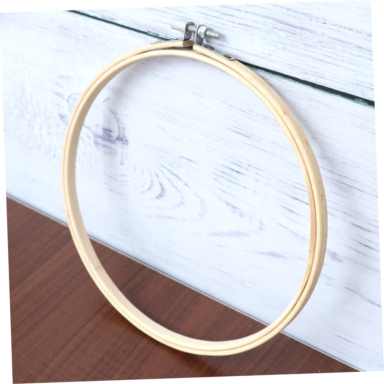 IWOWHERO 1Pc Embroidery Circle Frame Traditional Cross Stitch Tool for Needlework Quilting Crafting Projects for Beginners and Present Giving