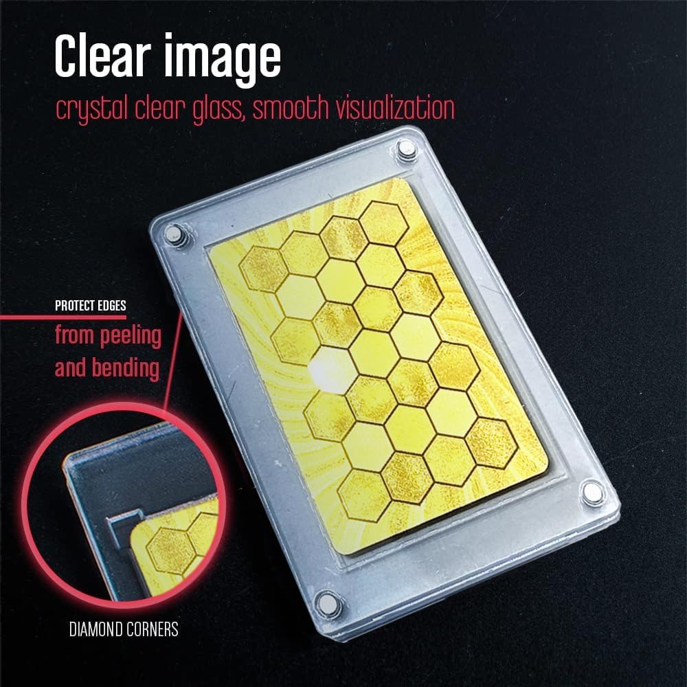 Kártyatartó keret használatban