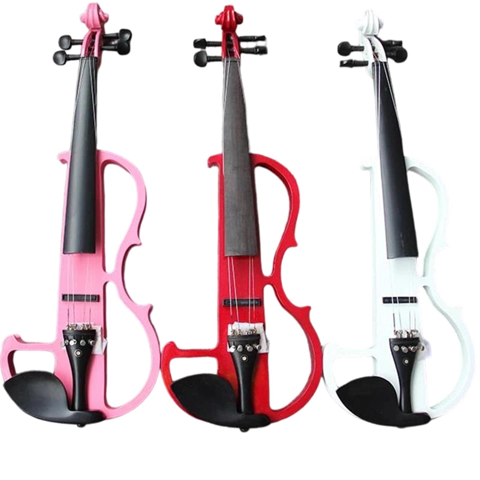 Violons Violon Électrique Professionnel Silencieux Pour Débutant Fabriqué À La Main En Ébène