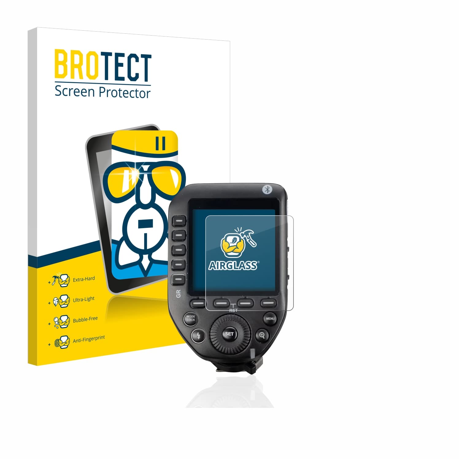 brotect Glass Screen Protector Film Compatible with Godox XPro II - Glass-Foil 9H Protection [Scratch Resistant, High Clarity]