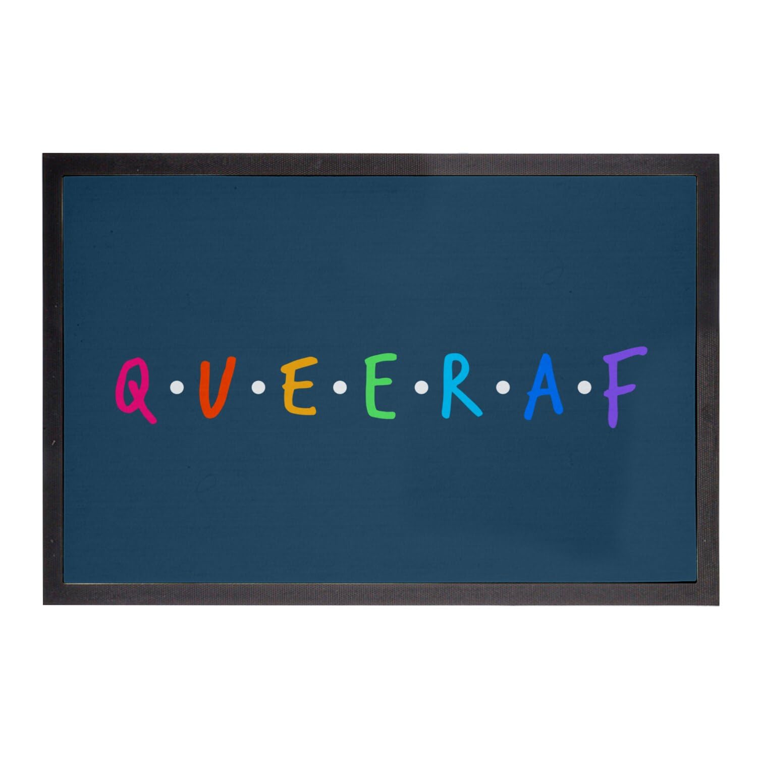 Paillasson Bleu Queer AF LGBTQ+ 60x40 cm