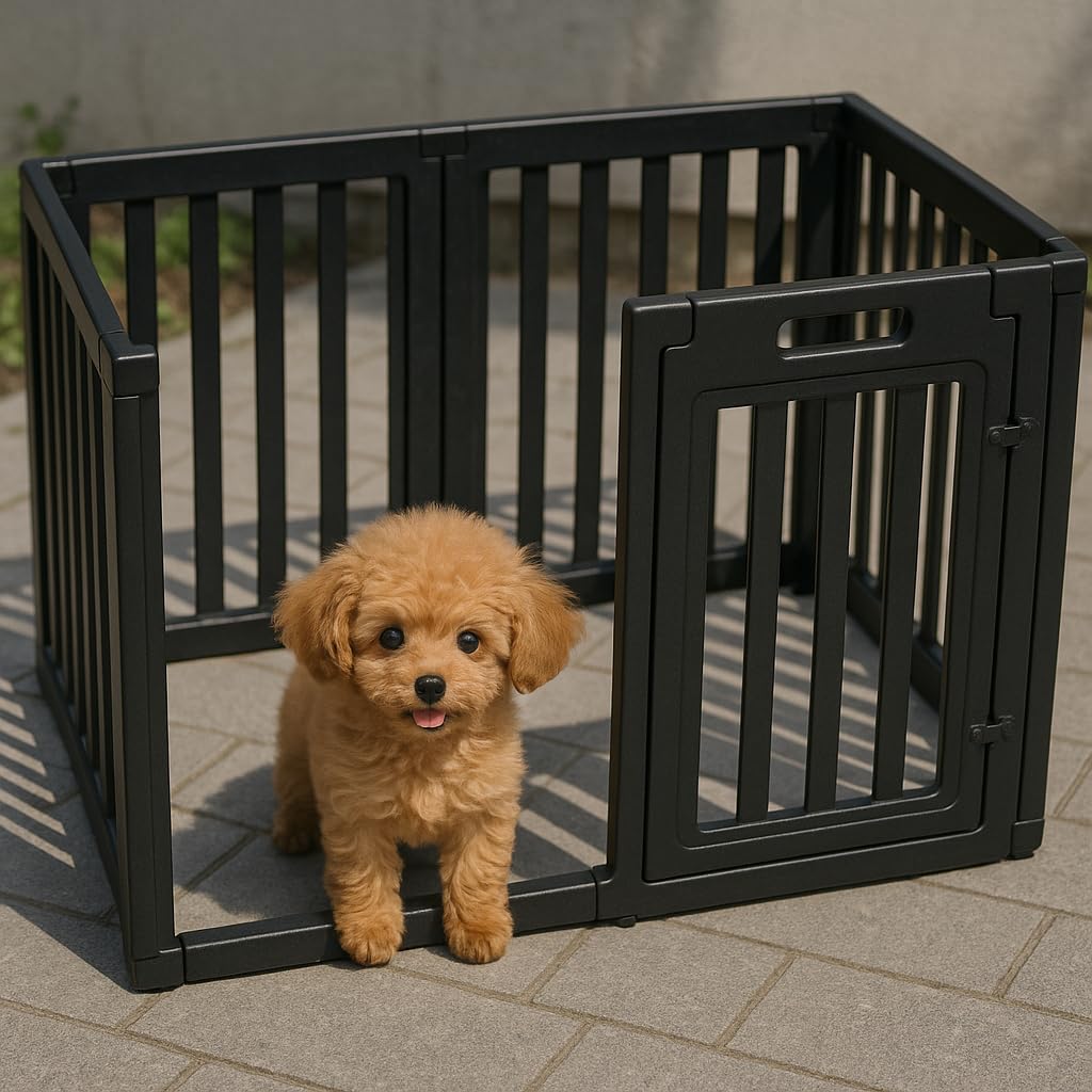 Amazon | CHERIA ペットサークル ペットケージ ペットフェンス 犬用