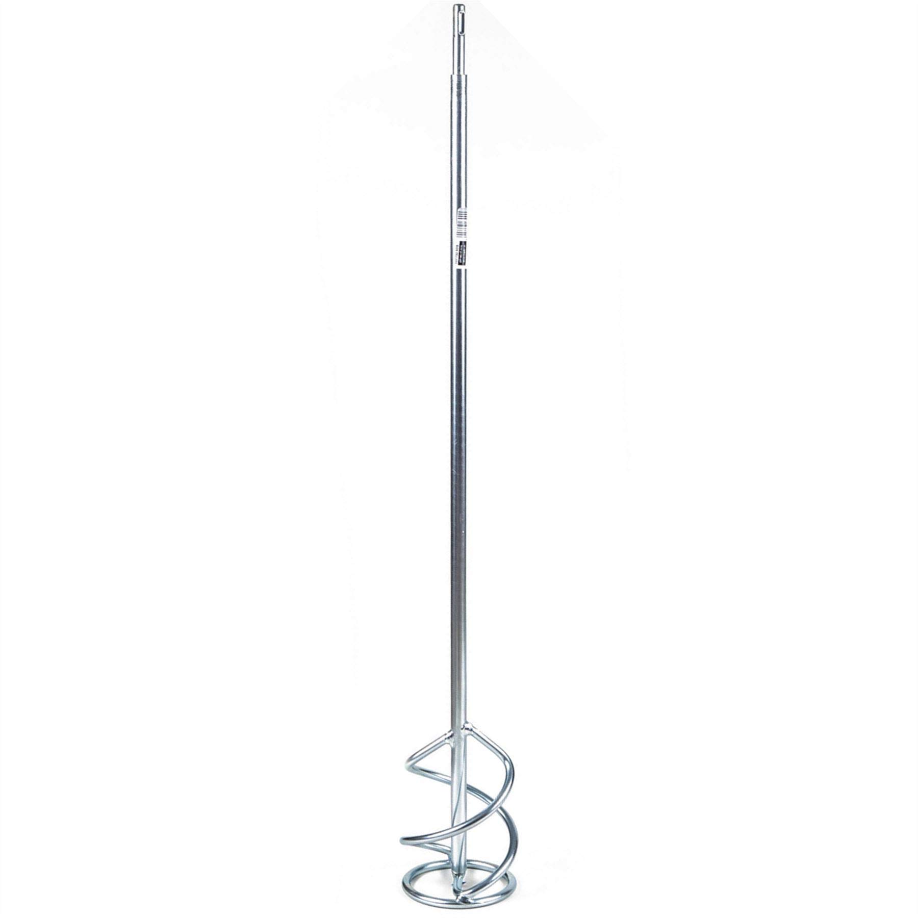 Toolty Silver Propeller Mixing Paddle 85 X 600Mm - Sds - Galvanized Mixer, Whisk, Stirrer - Positive 2-Blade - For Leveling Mass, Joint Mortar, Adheives, Glue, Paint, Diy - Tlty-1579P