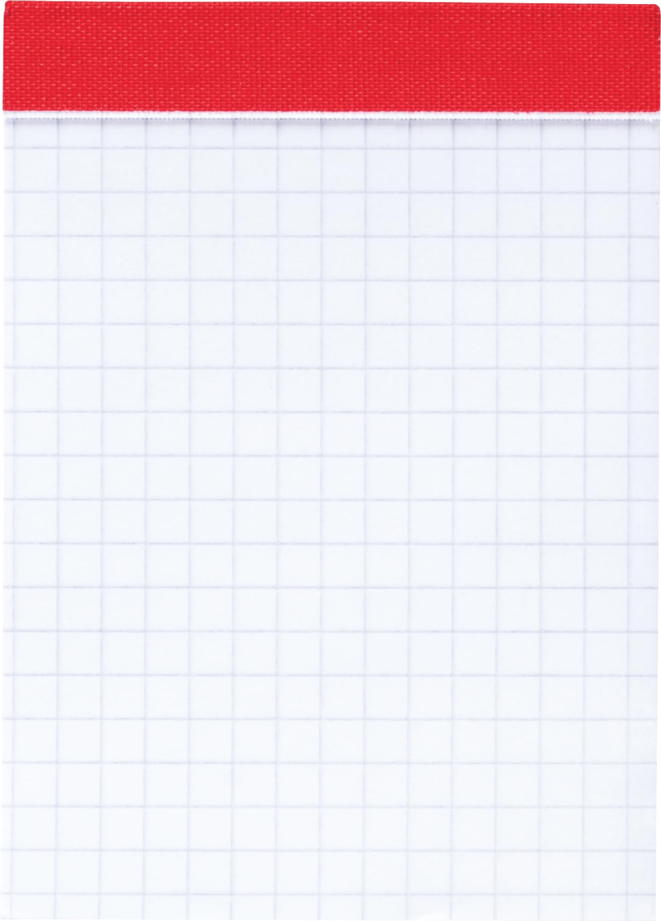 BRUNNEN Notepad | A7, Squared, 50 Sheets, red