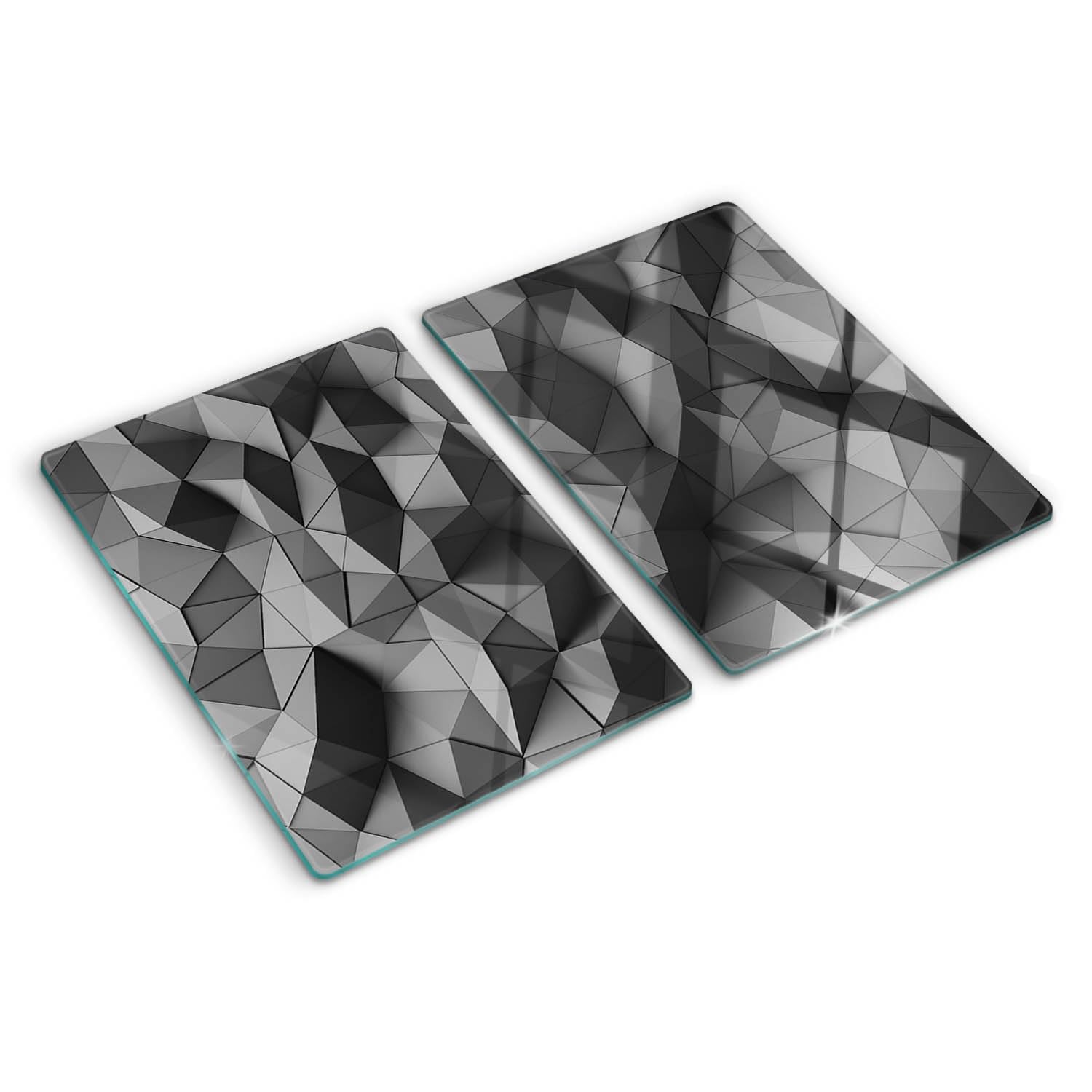 Planche à découper en verre 2x40x52 cm au design moderne et épuré