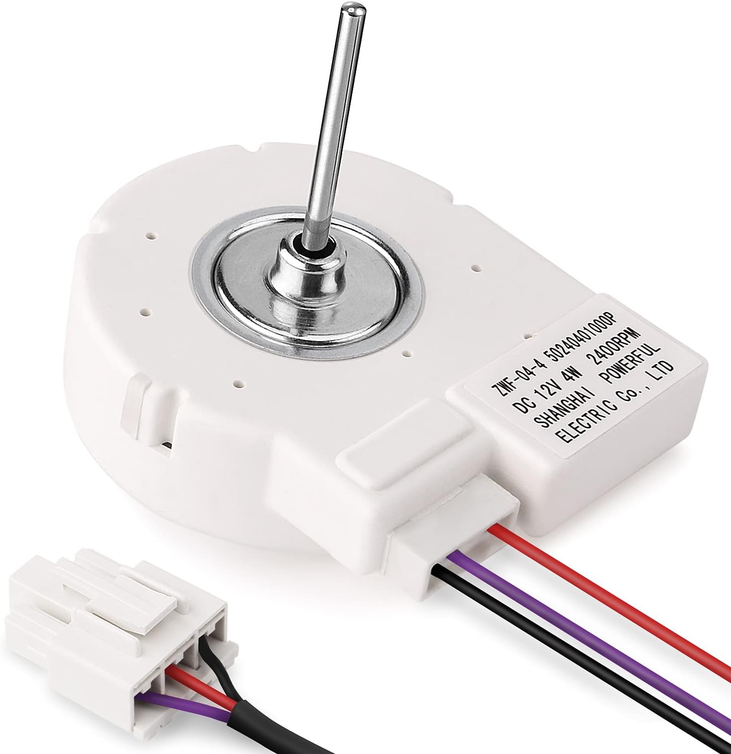 BCD-330WTV 12V 4W Freezing Fan Motor ZWF-02-4 Replacement for Midea Refrigerator 50240401000p