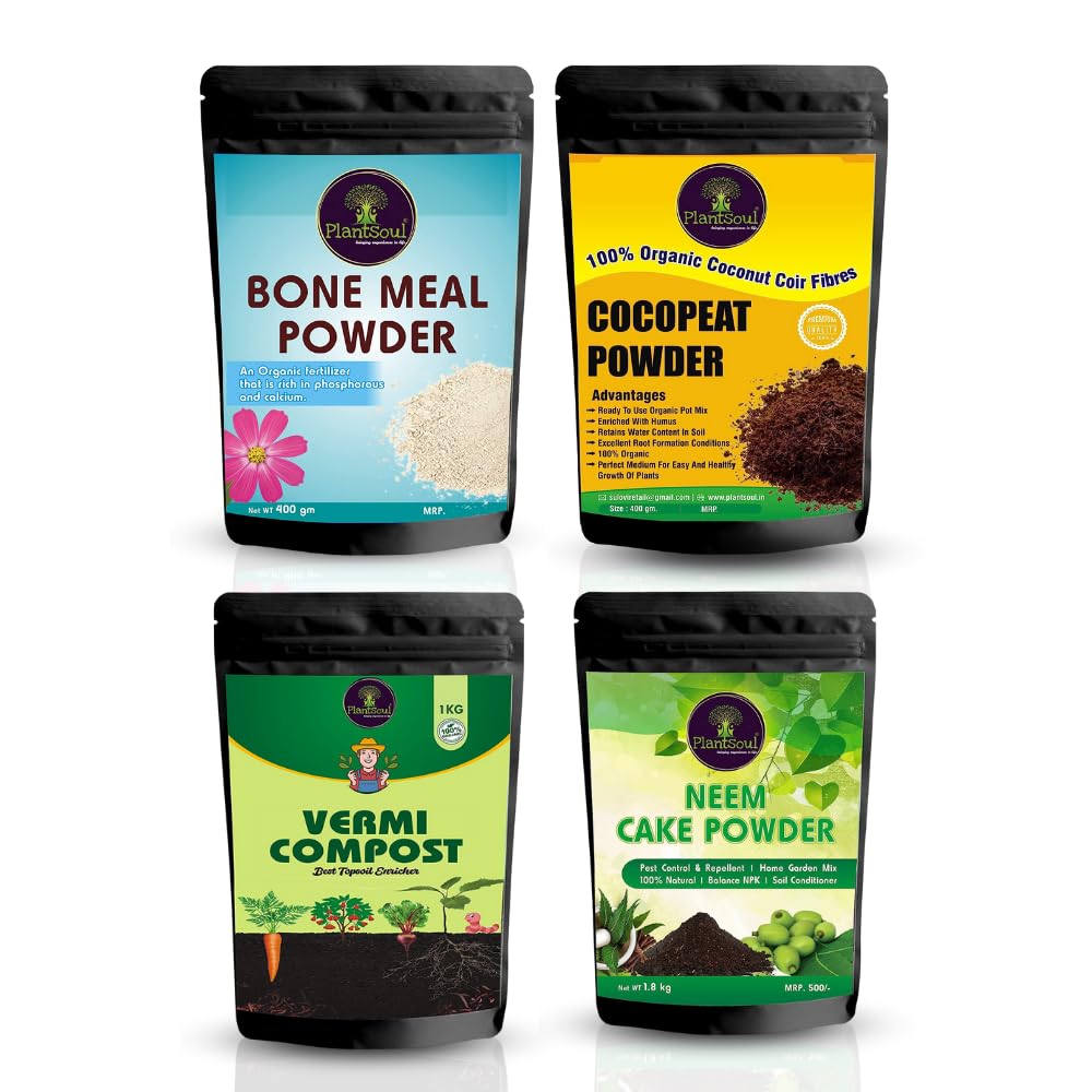 See full amazon price history chart for Plantsoul Bone Meal Powder I Cocopeat Powder I Vermicompost I Neem Cake Powder Organic Fertilizer - Pack of 4 (Combo) 400 gm each Plantsoul Bone Meal Powder I Cocopeat Powder I Vermicompost I Neem Cake Powder Organic Fertilizer - Pack of 4 (Combo) 400 gm each (B09ZYFCDP8) Amazon Price History, Amazon Price Tracker