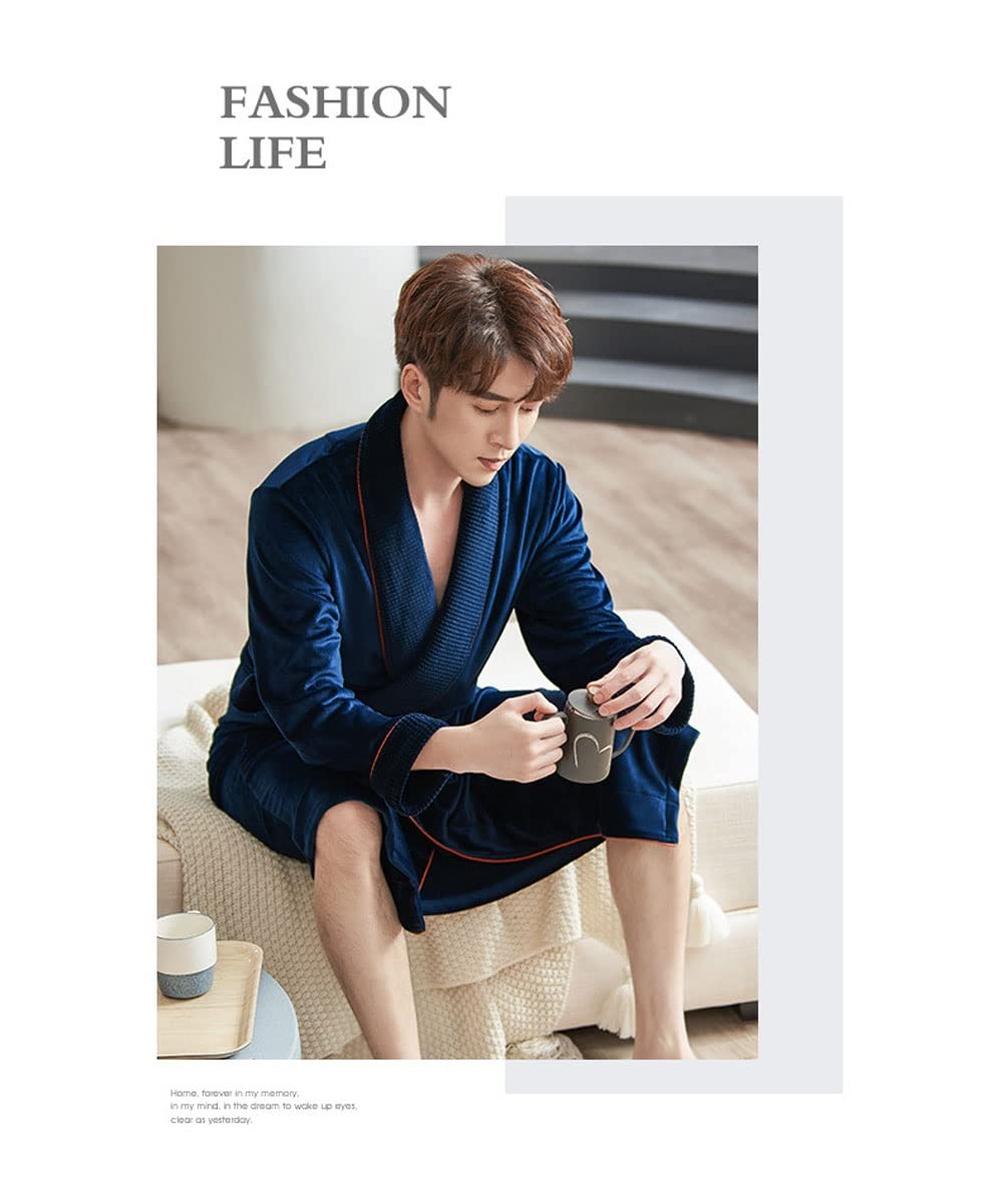Amazon.com: PRMDDP Dressing Gowns for Men | Super Soft Luxury Dressing Gown 