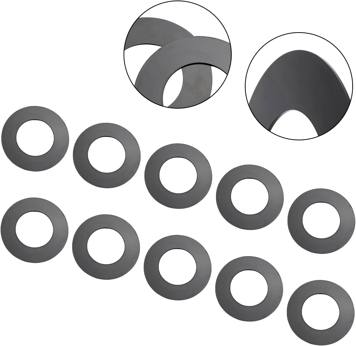 Areyourshop Bucket Pin Shim Kit 65mm for Case 9013 CX130 CX135 CX135SR, for Deere 120C 120D 130G, for Hitachi EX100 EX110-5 EX135 EX120, for Hyundai R120 R130LC R130W