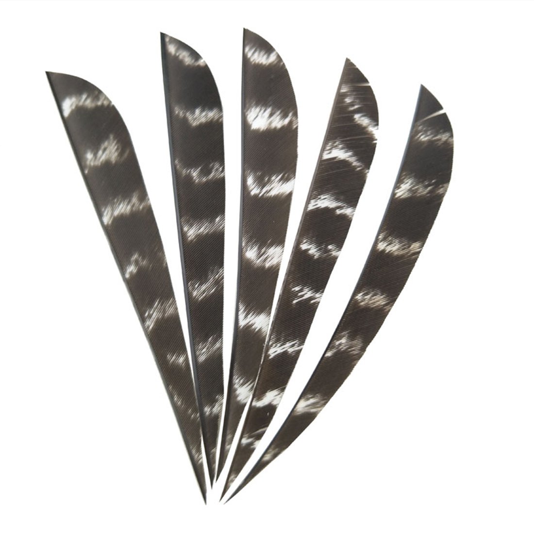 55 Plumes De Flèche Pour Tir à L'arc - Aile Gauche, Camouflage, 5 Pouces