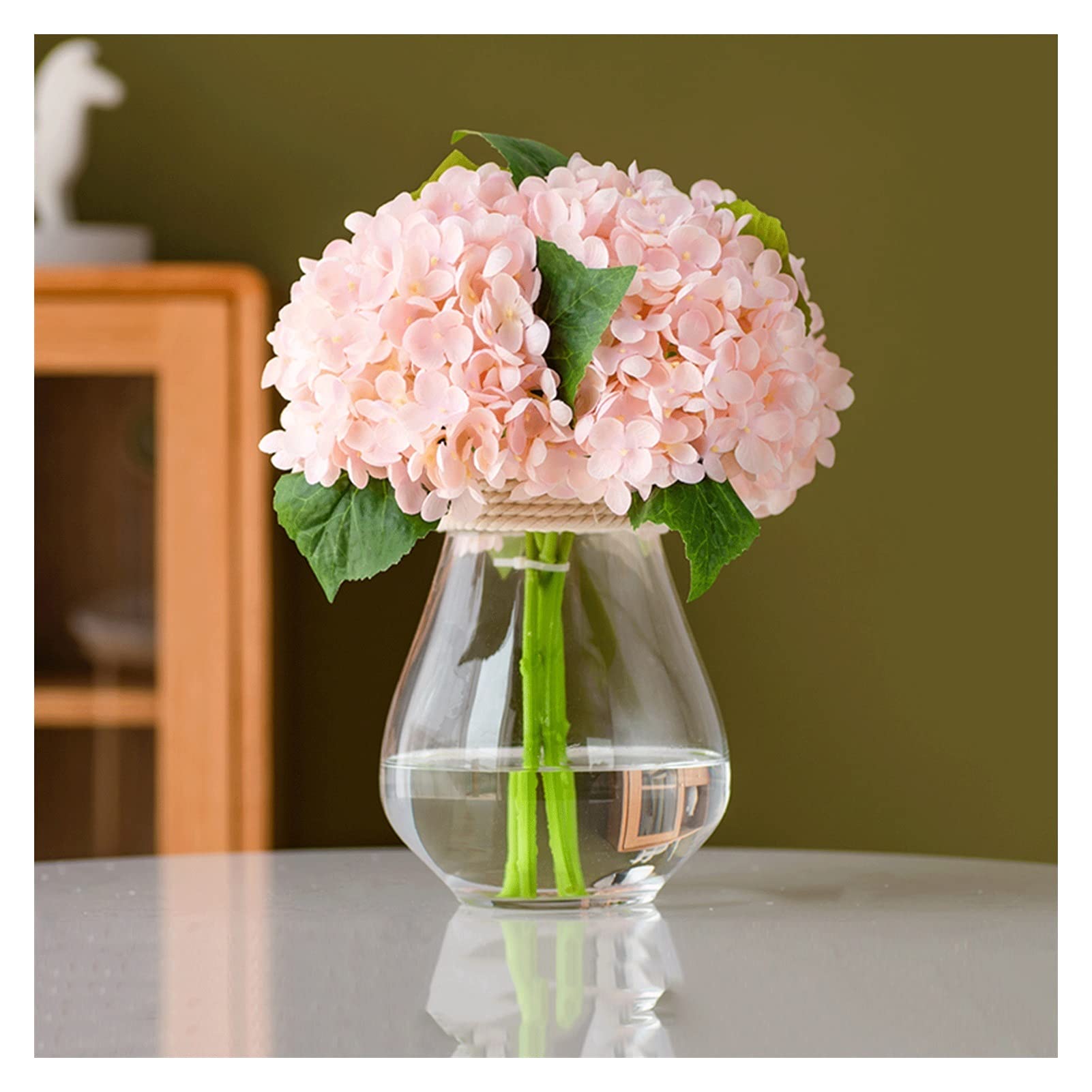 Fleurs artificielles d'hortensia pour illuminer votre salon de douceur