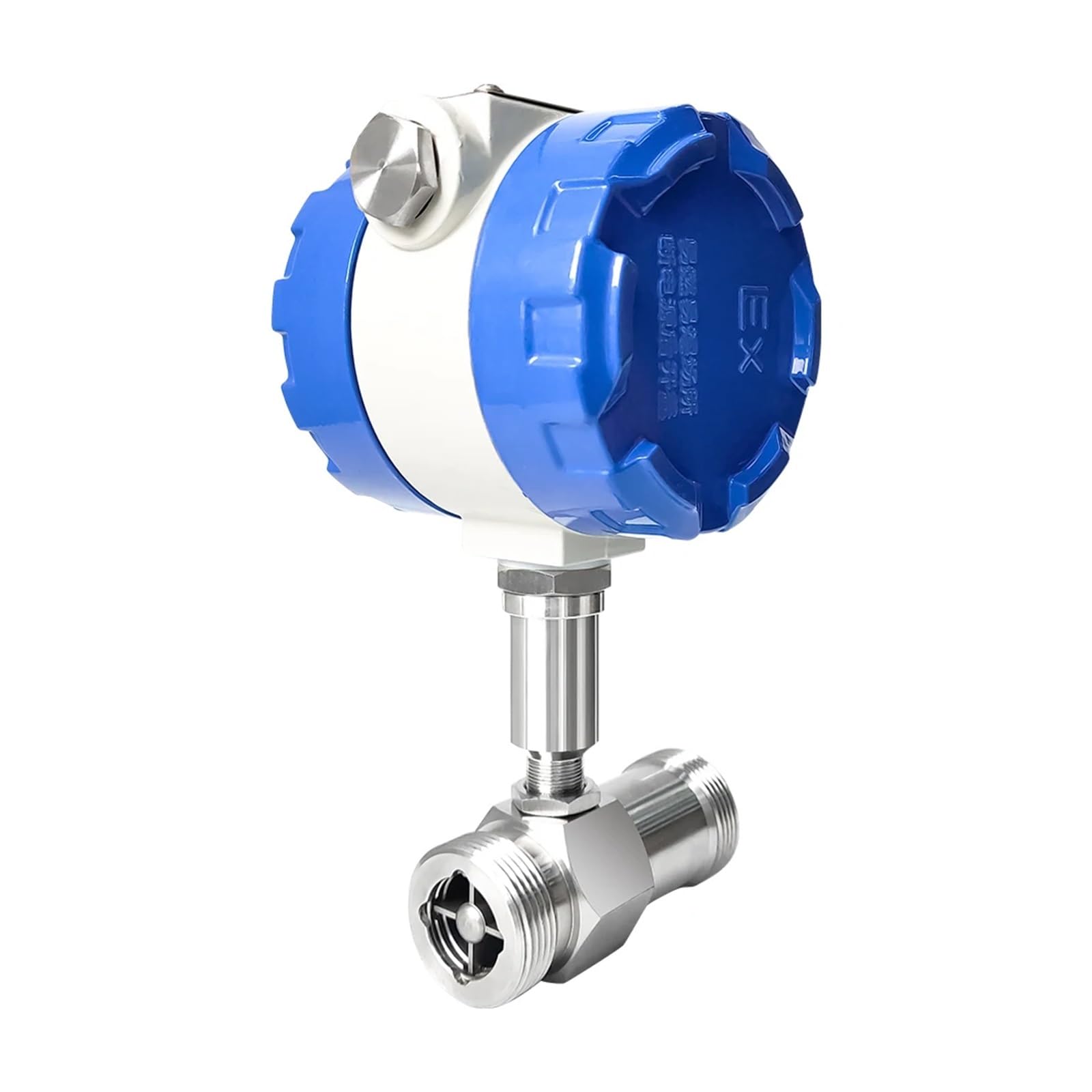 Wysoka dokładność przepływomierza turbinowego cyfrowy ultradźwiękowy przepływomierz cieczy z wyświetlaczem LCD cyfrowy przepływomierz 4-20mA woda alkohol benzyna(DN20)