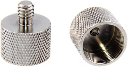 Miniatura 4 de CAMVATE Adaptador de Rosca Soporte de Micrófono 5/8"-27 Hembra a 1/4"-20 Macho para Monitor de Cámara - 1361