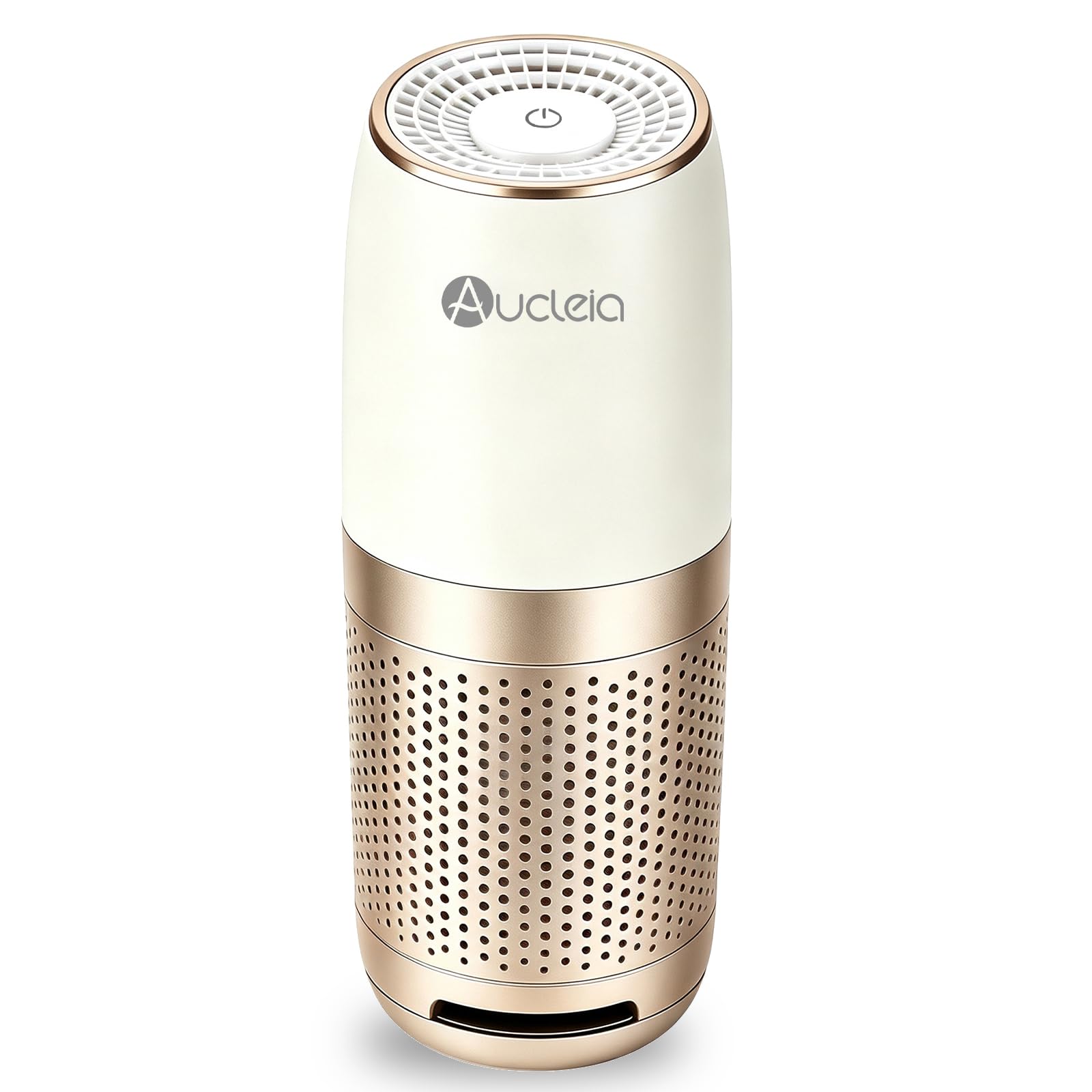 Aucleia Mini Portable Air Purifier with True H13 HEPA Filter, Car Air Purifier for Travel and Office to Remove Pet Odor Smoke Dust and Pollen, Aromatherapy Function (Champagne Gold, car air purifier)-image-35