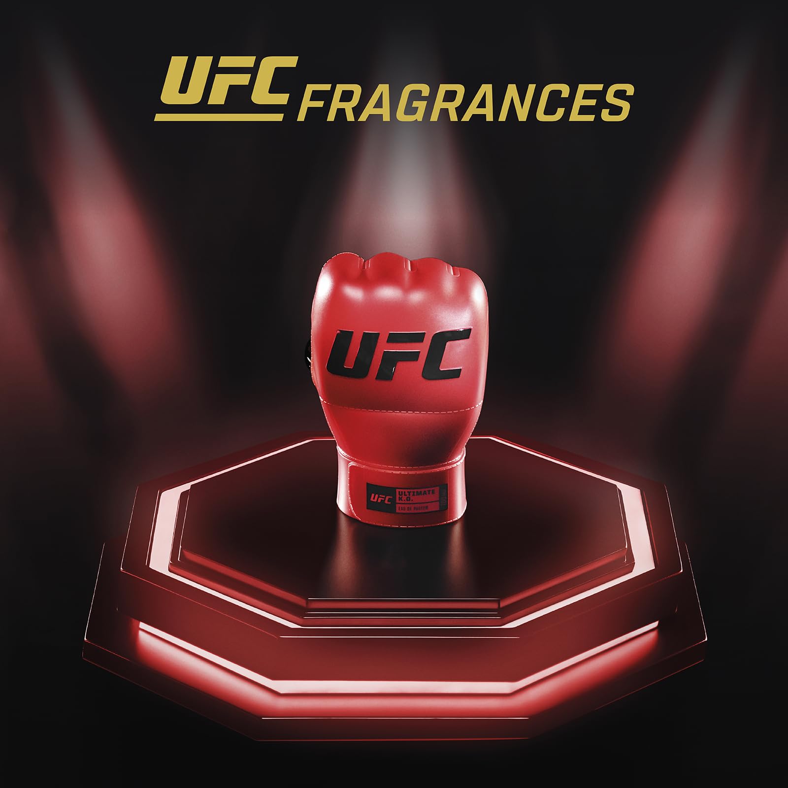UFC Ultimate K.O. Perfumes Hombre 100ml | Eau de Parfum, Fragancia Ambarina, Aromática y Amaderada, Colonia Hombre
